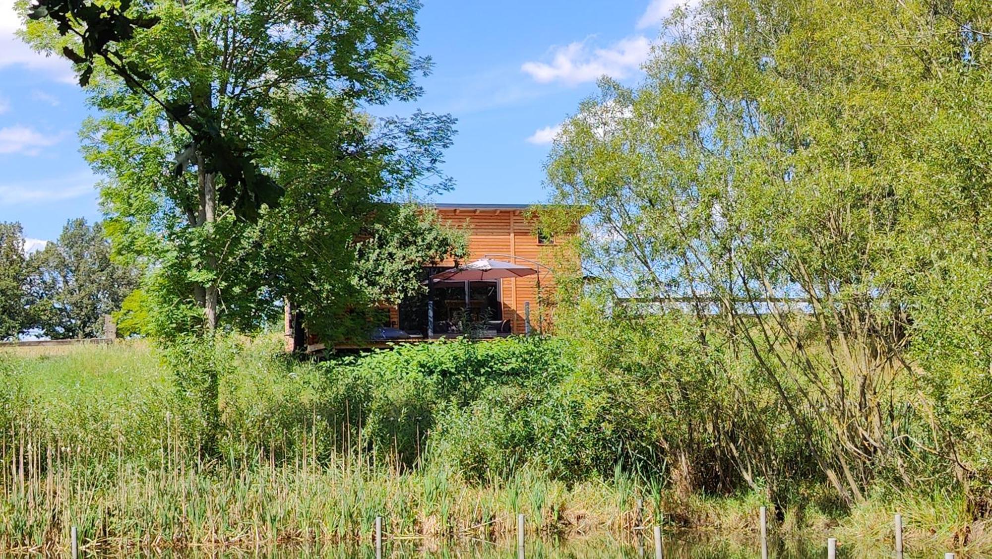 فيلا Tinyhousebeidresden 3 Fuer 2 - 7 Personen, Naehe Saechsische Schweiz, Dresden, Mit Badeteich Großharthau المظهر الخارجي الصورة