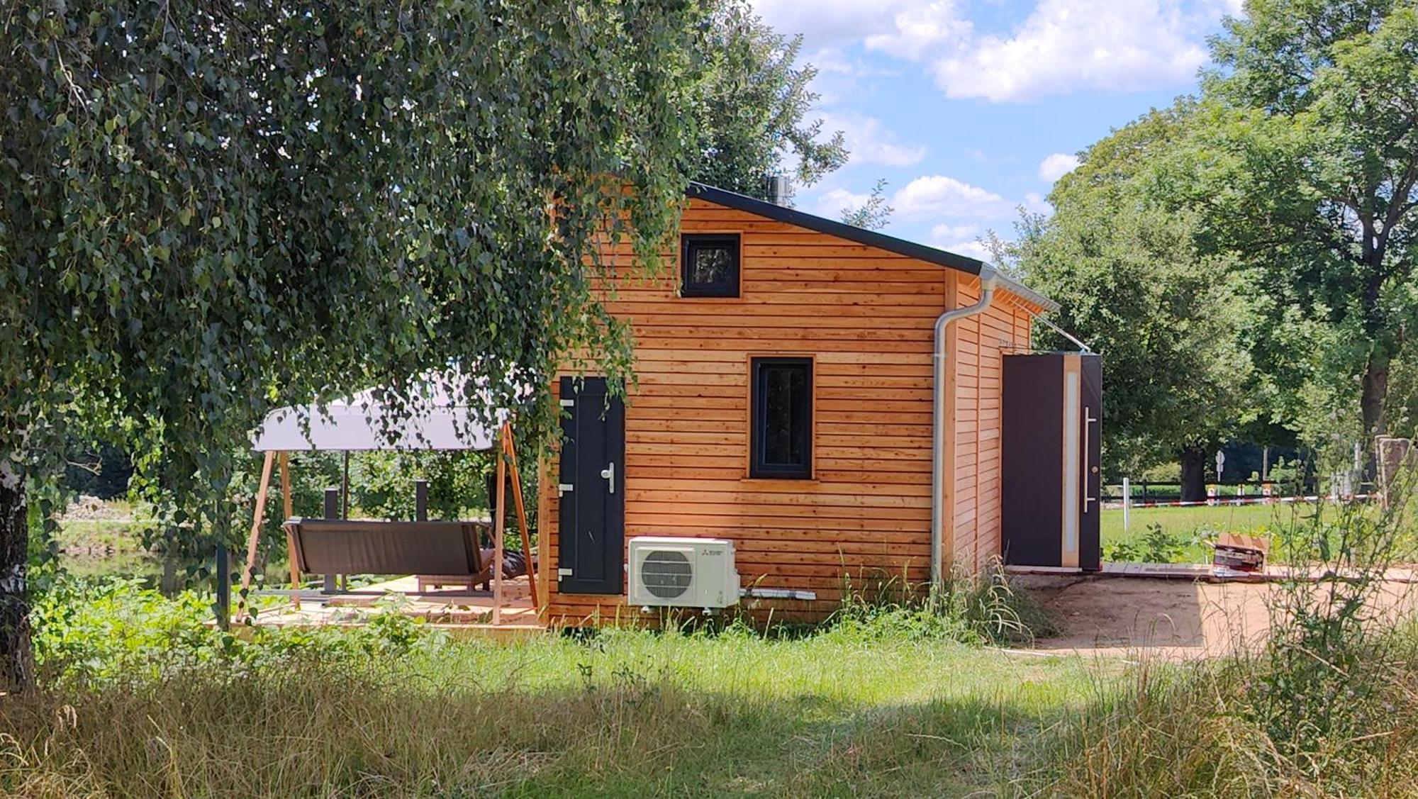 فيلا Tinyhousebeidresden 3 Fuer 2 - 7 Personen, Naehe Saechsische Schweiz, Dresden, Mit Badeteich Großharthau المظهر الخارجي الصورة